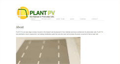 Desktop Screenshot of plantpv.com